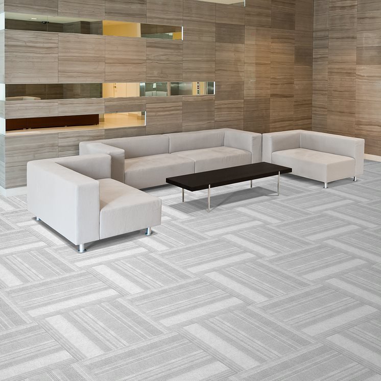Are carpet tiles suitable in a commercial environment?